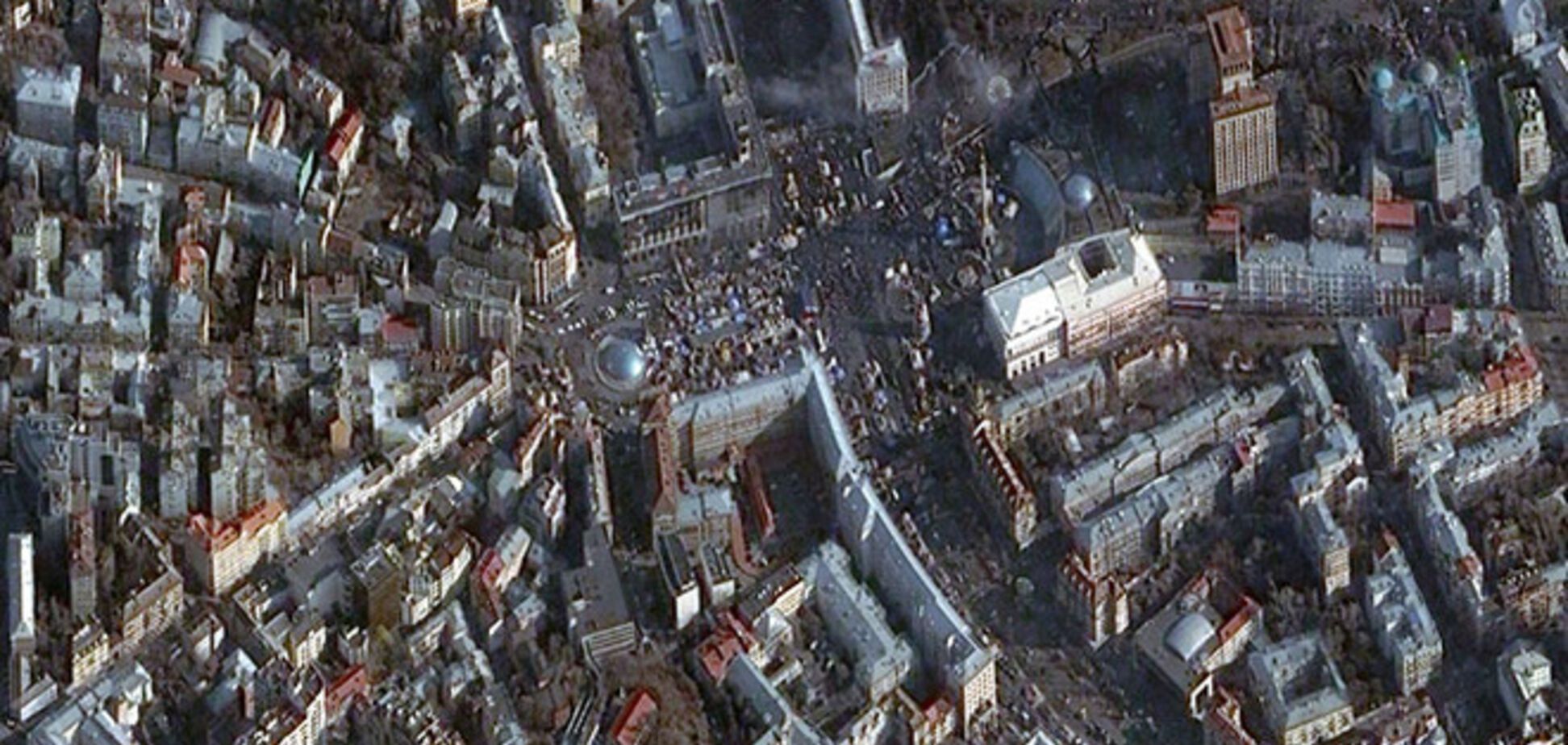 Лучшие фотографии 2014 года со спутника: Майдан, беженцы в Сирии и вулканы