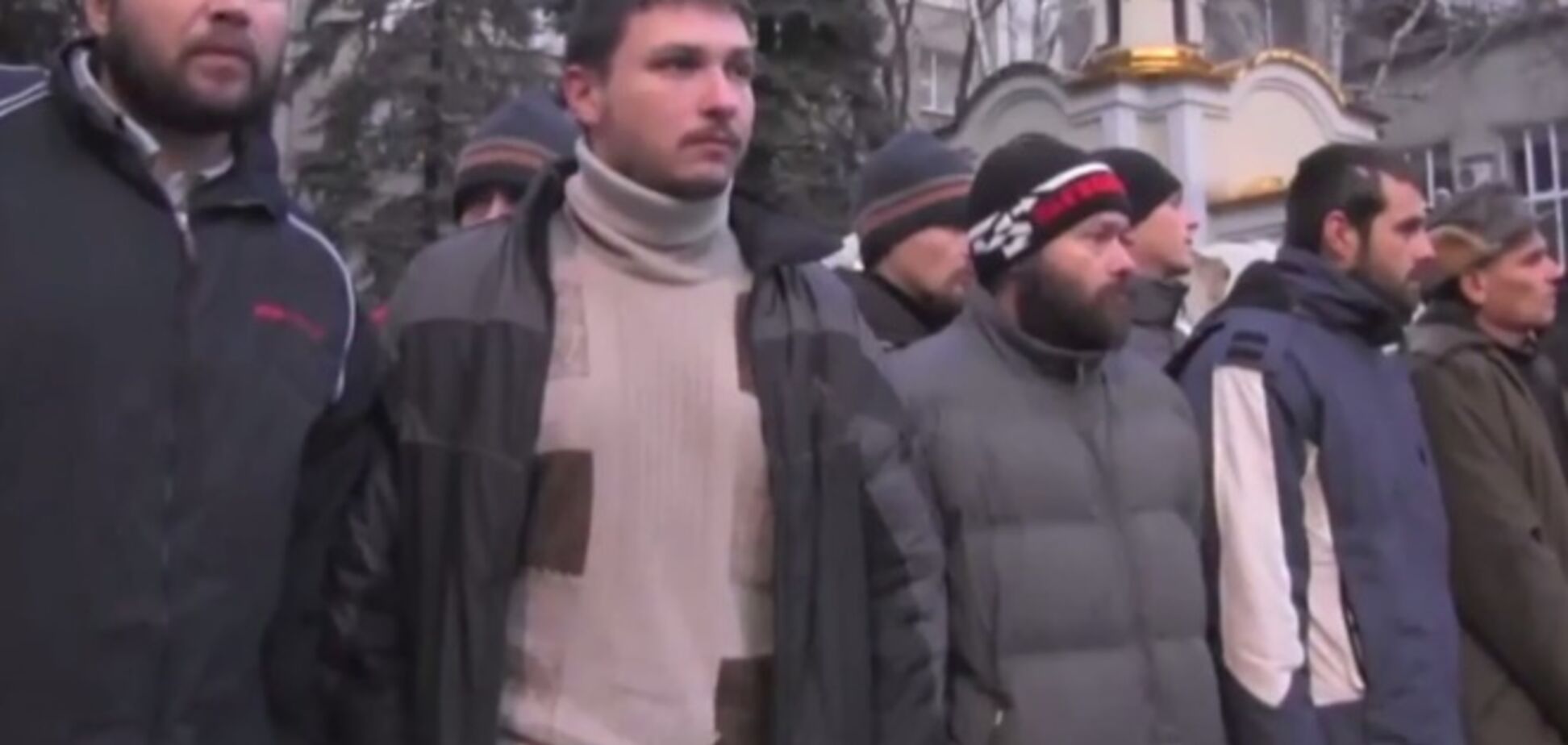 Опубликовано видео с освобожденными из плена украинскими военными