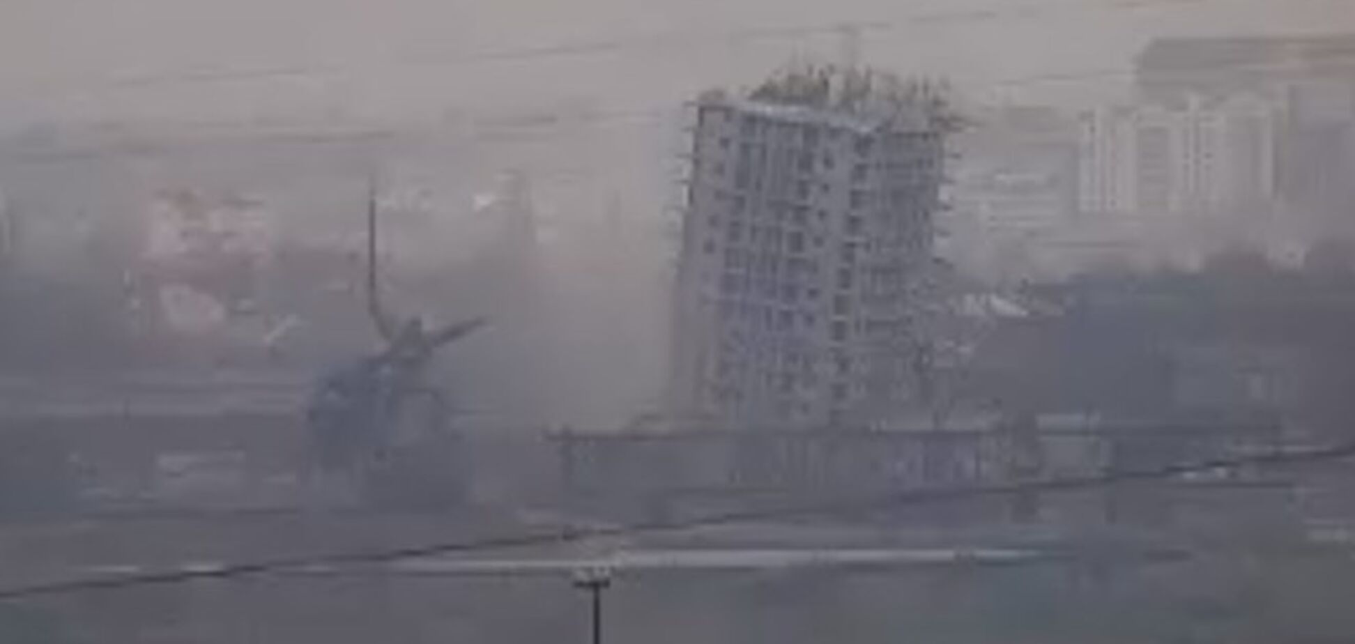 В Севастополе кремлевские марионетки не смогли снести многоэтажку и со второго взрыва: видеофакт