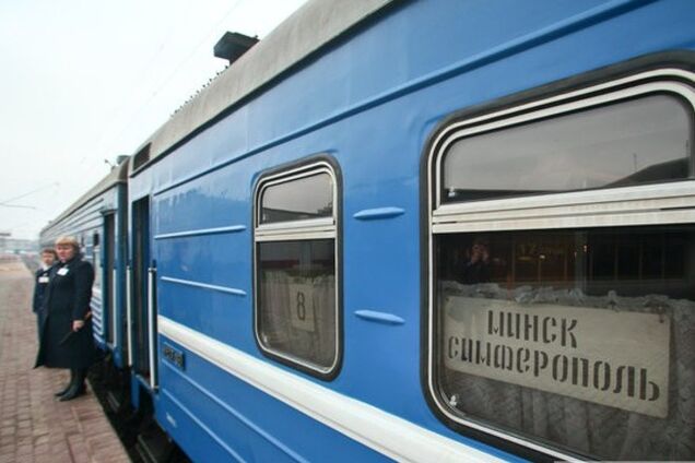 Беларусь вслед за Украиной отменила поезд в оккупированный Крым