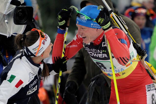 Видео Рождественской гонки по биатлону