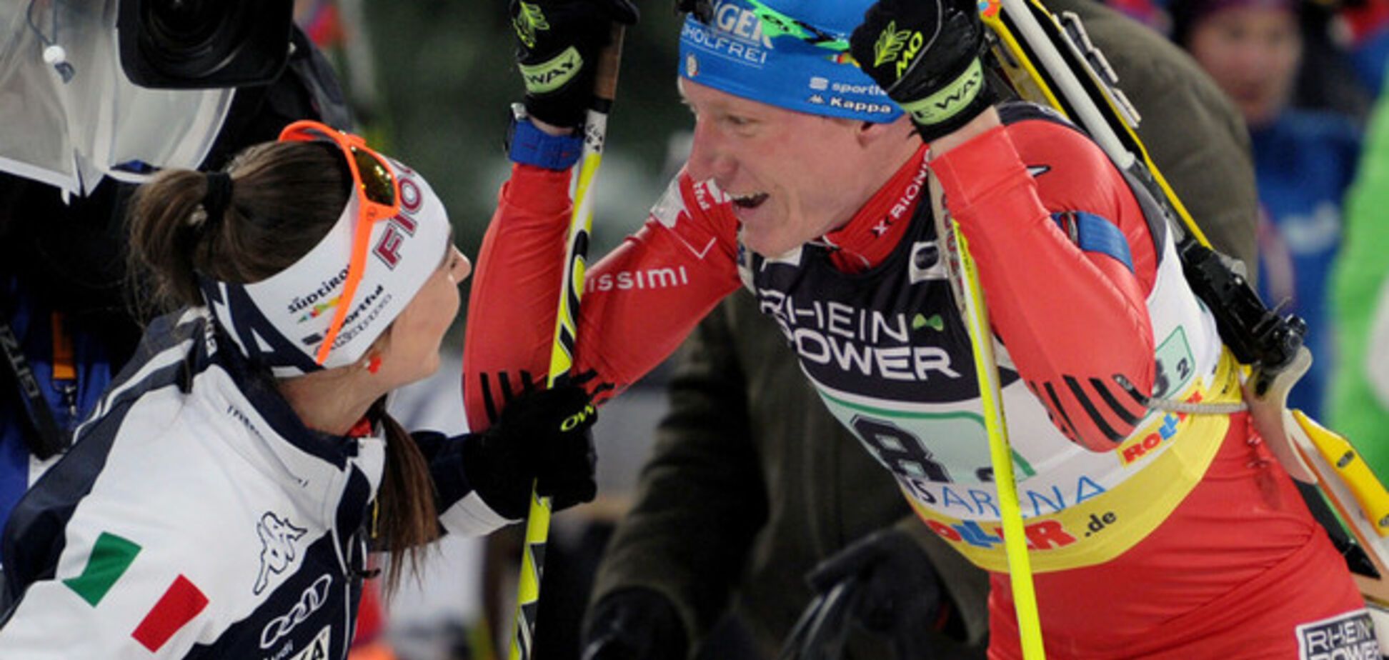 Видео Рождественской гонки по биатлону