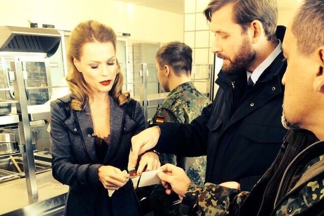 Ольга Фреймут провела инспекцию на базе подготовки солдат НАТО