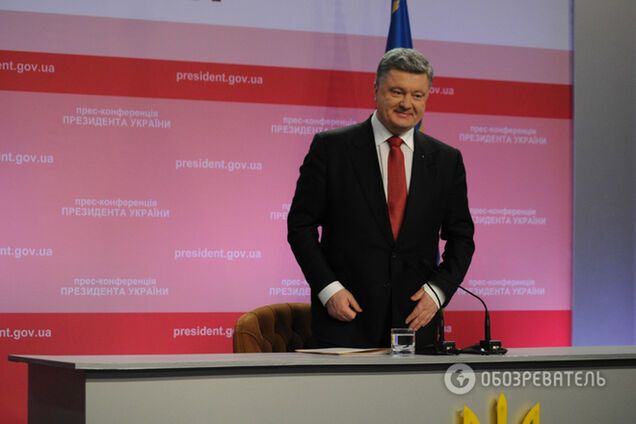 Политолог: Порошенко во время пресс-конференции не пользовался заготовками