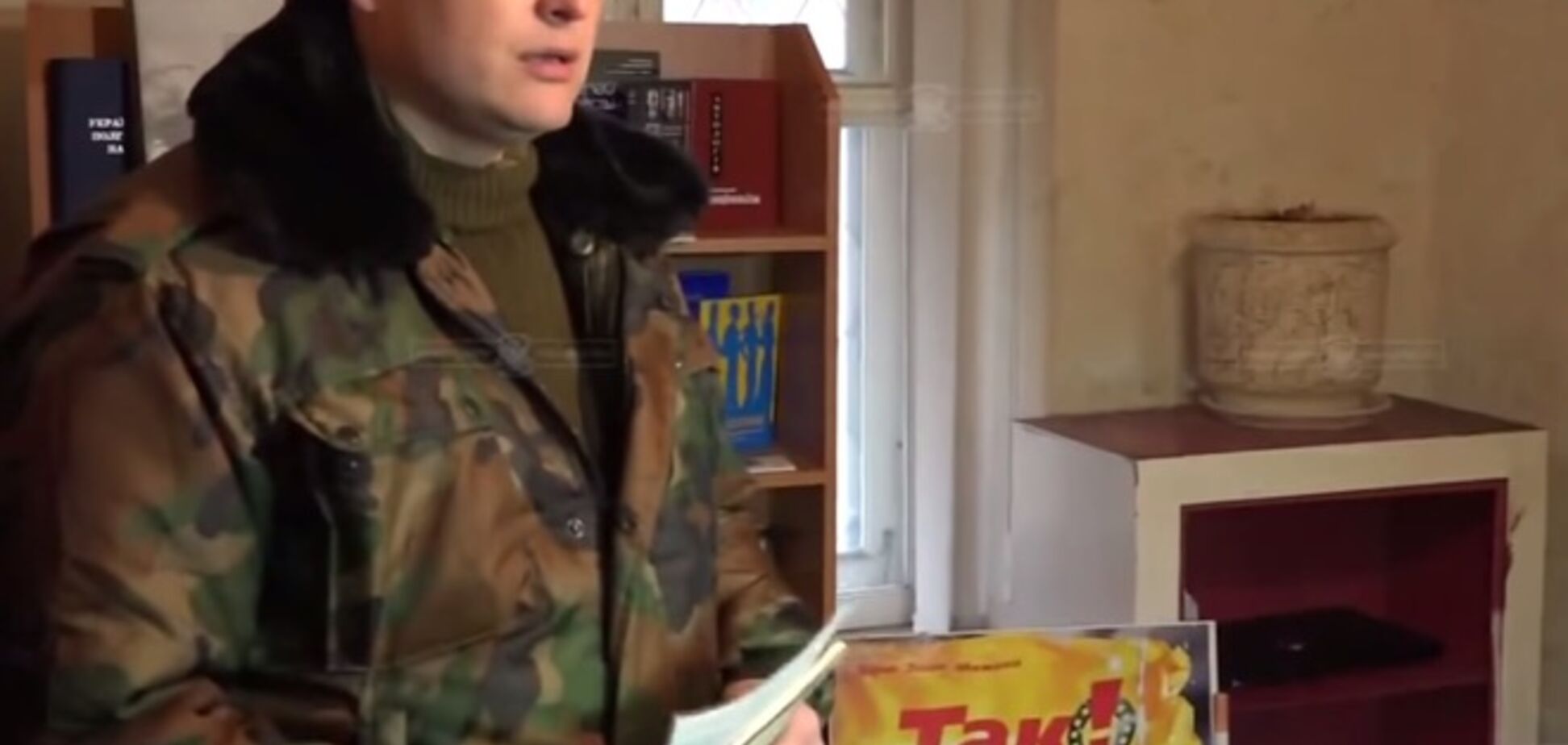 Кремлевские СМИ обнаружили в Луганске 'штаб' 'террористов-правосеков'. Видеофакт