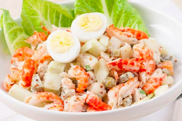 10 различных вариантов привычного салата Оливье