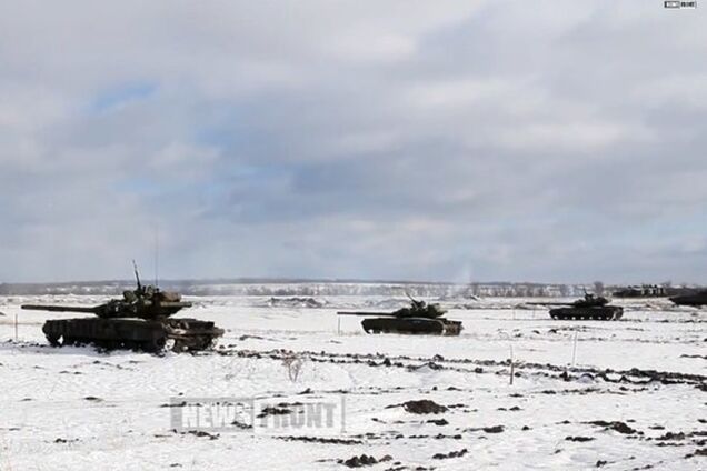 В сети появилось видео масштабных учений боевиков 'ЛНР' в Луганской области
