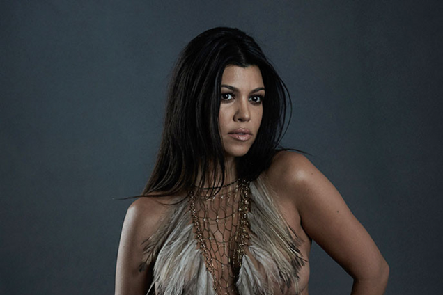 Беременная и обнаженная: откровенная фотосессия Кортни Кардашьян