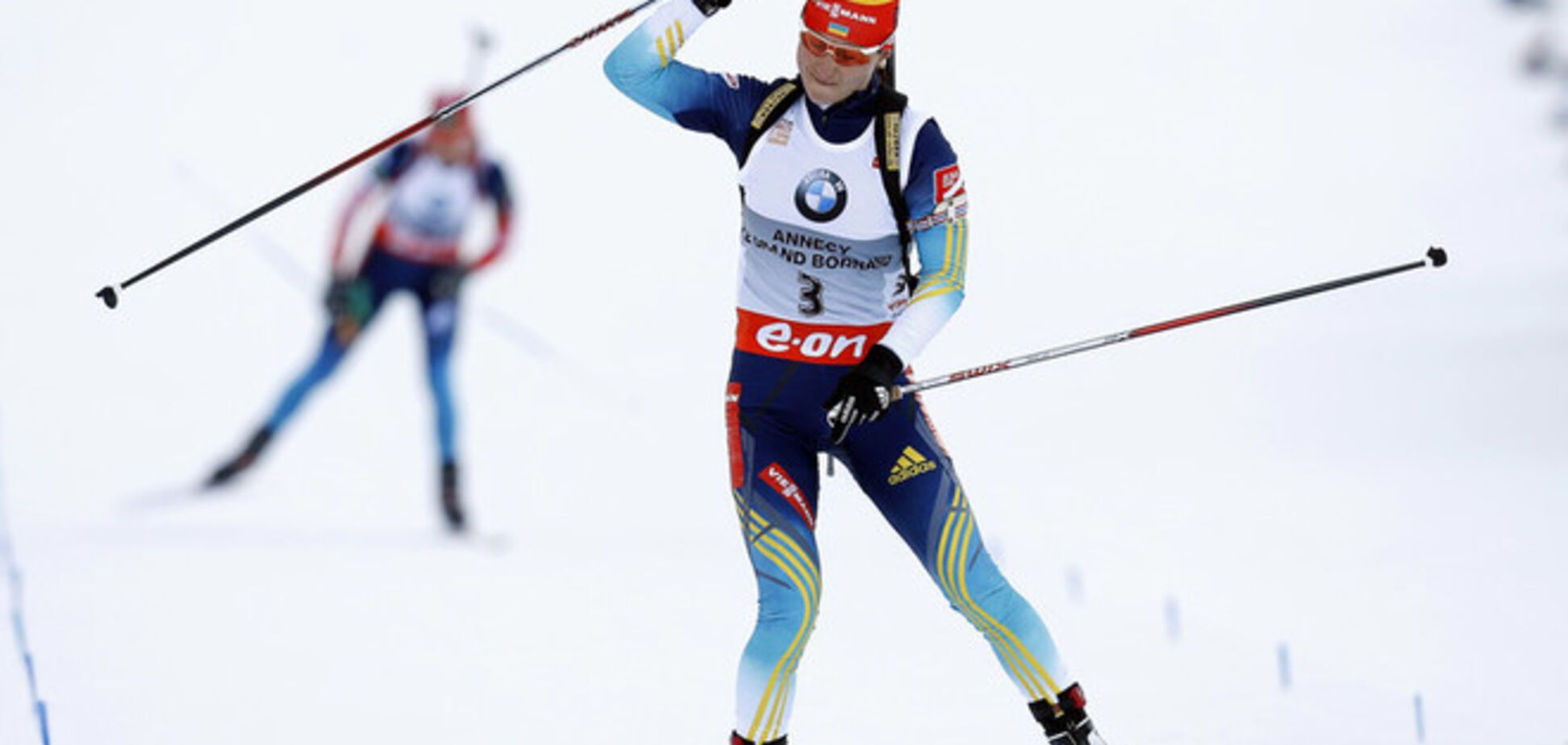 Украинка Семеренко завоевала первую медаль на Кубке мира по биатлону