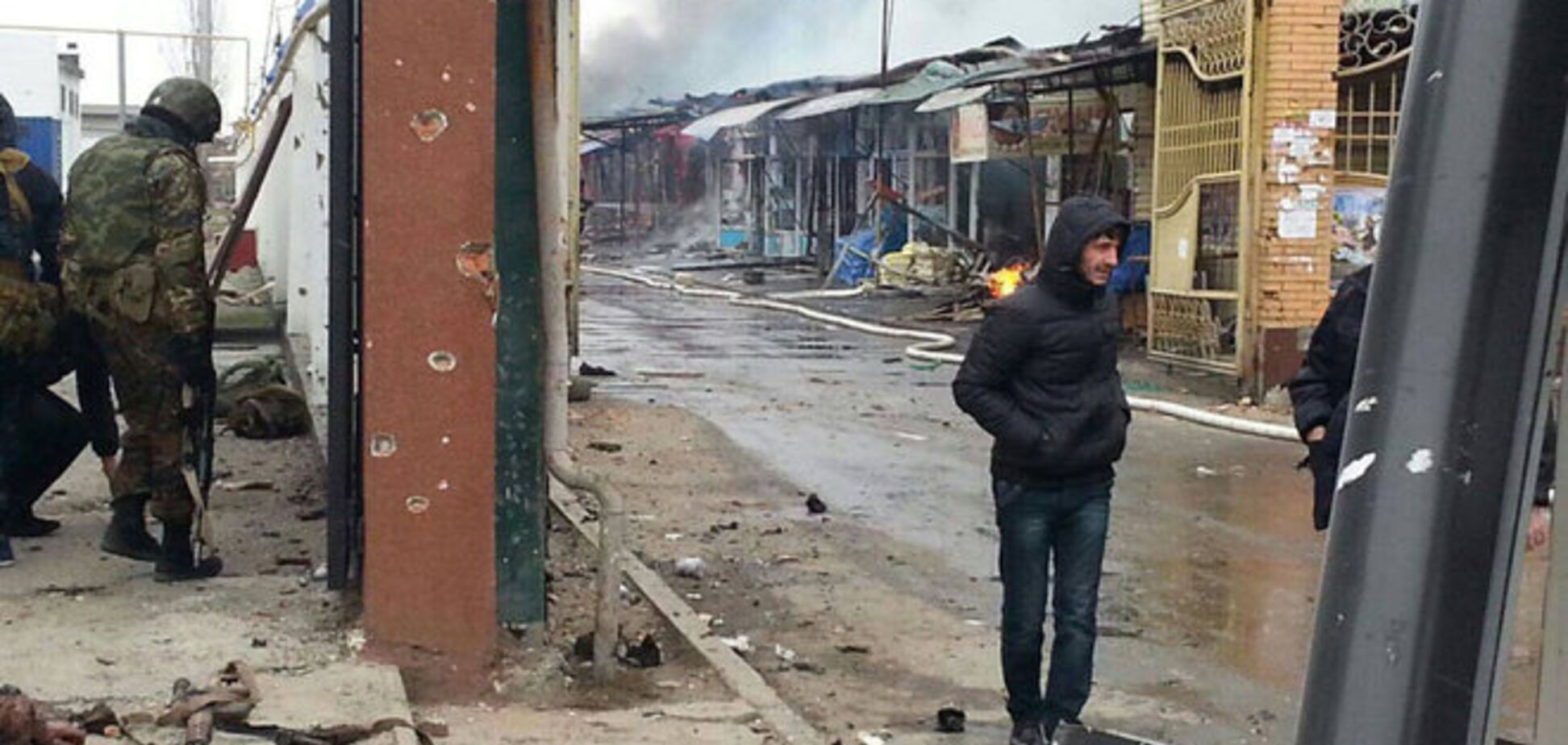 Теракт в Грозном в фотографиях и видео (18+)