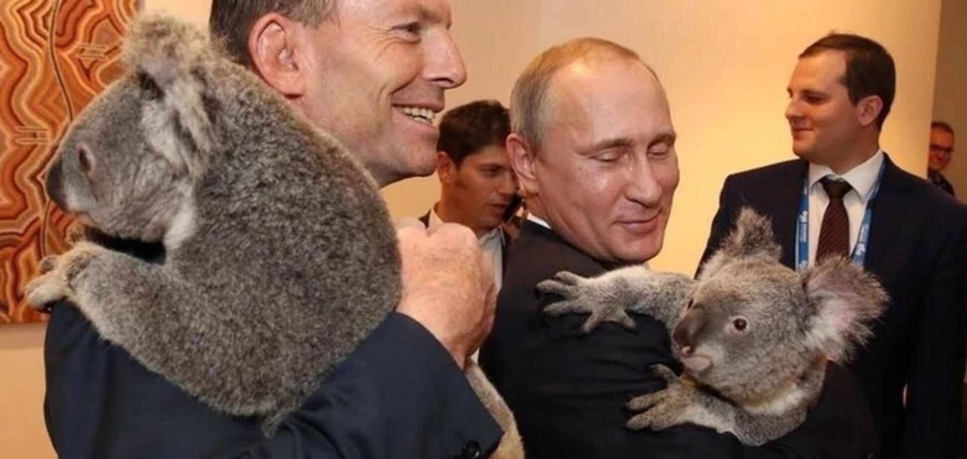 Фотосесія Путіна з коалою коштувала австралійцям $20 тисяч