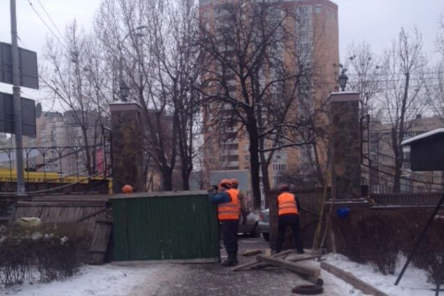 В Киеве появилась скандальная стройка: столетние ели вырубят ради очередной высотки