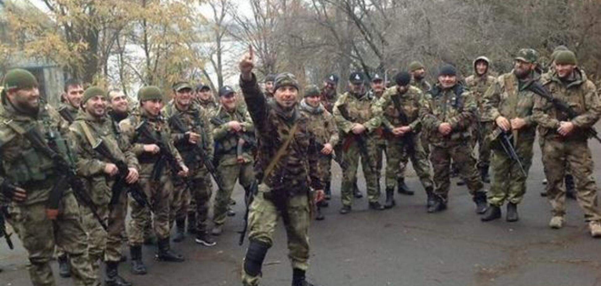 На Донбасс прибыло пополнение чеченских боевиков и создало банду 'Смерть': опубликовано видео