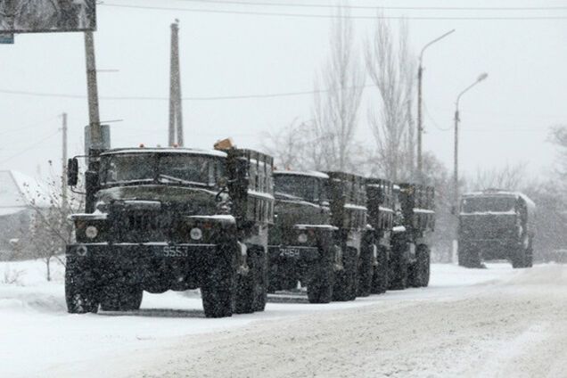 ОБСЕ зафиксировала сотню военных грузовиков под Донецком