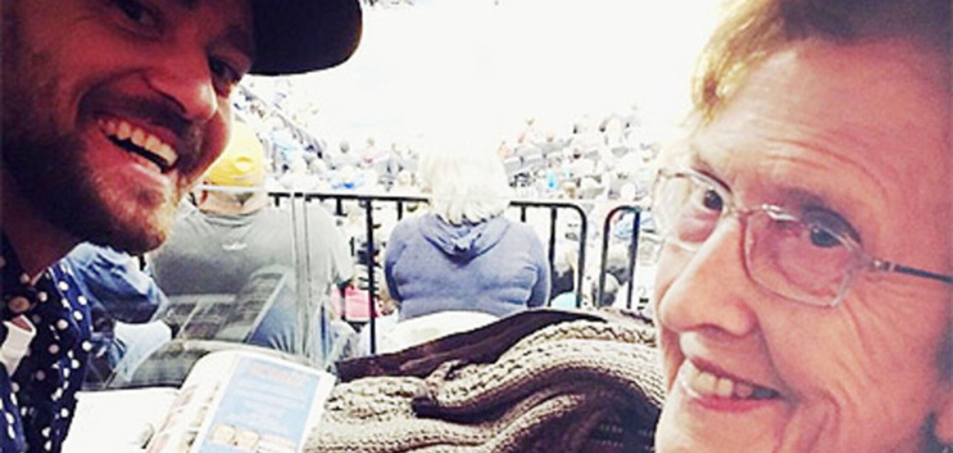 Джастин Тимберлейк пригласил бабушку на баскетбольный матч