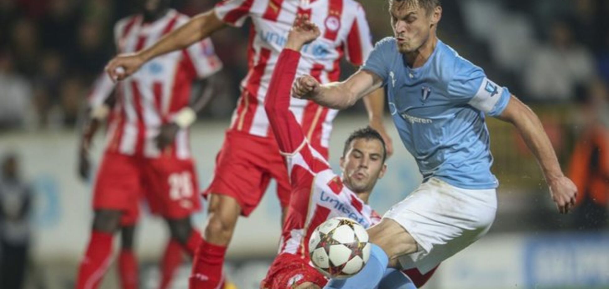 Олимпиакос – Мальме – 4-2: смотреть видео голов