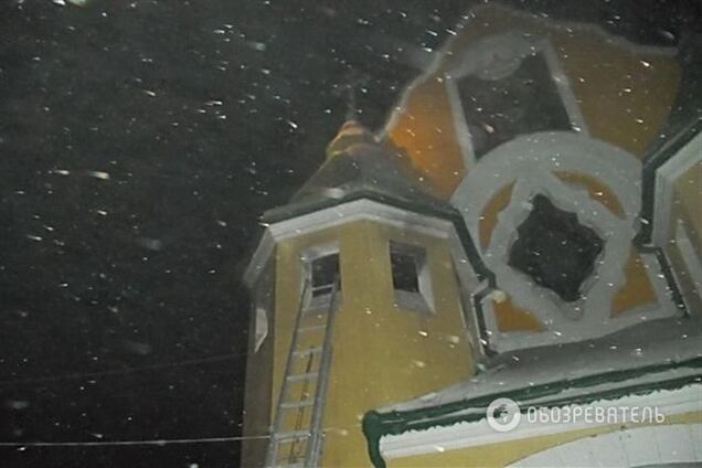 На Тернопольщине горела церковь