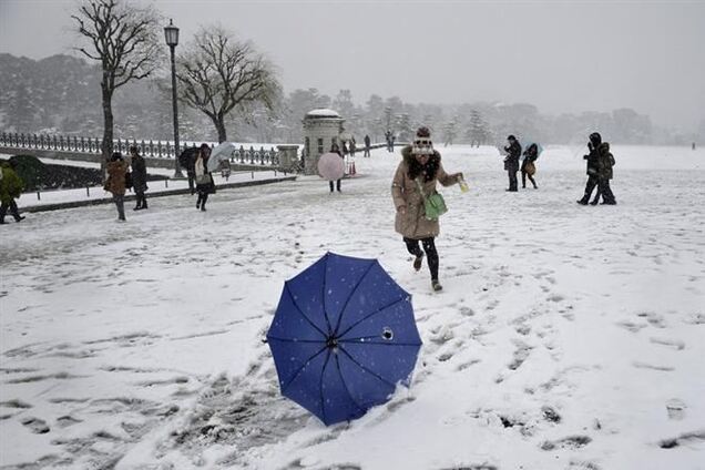 У Японії через снігопади загинуло вже 11 осіб