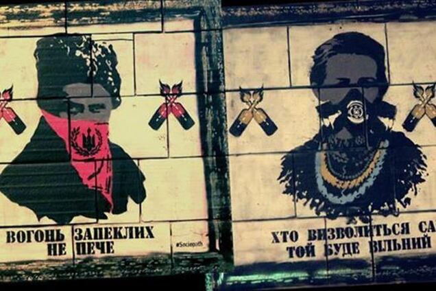 На баррикадах на Грушевского появились иконы революции