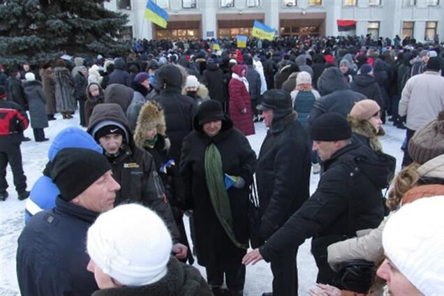 В Полтаве объявили срочную мобилизацию возле ОГА