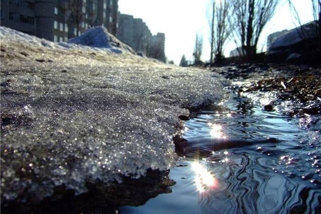 В Украину идет потепление