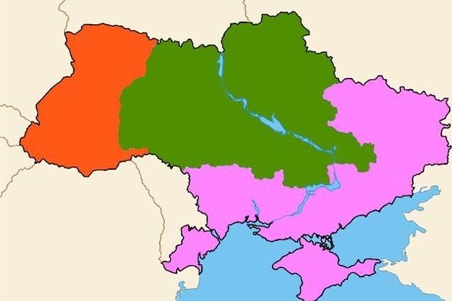 Соціолог запропонував проект федералізації України з гуманітарних параметрам