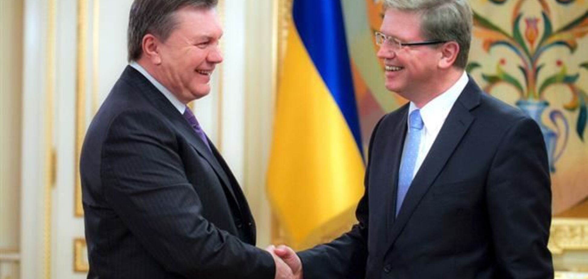 Янукович на встрече с Фюле: ЕС должен объективно оценивать ситуацию в Украине