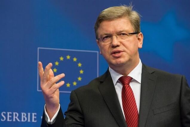 Фюле: Украина получит деньги от ЕС только в случае проведения реформ