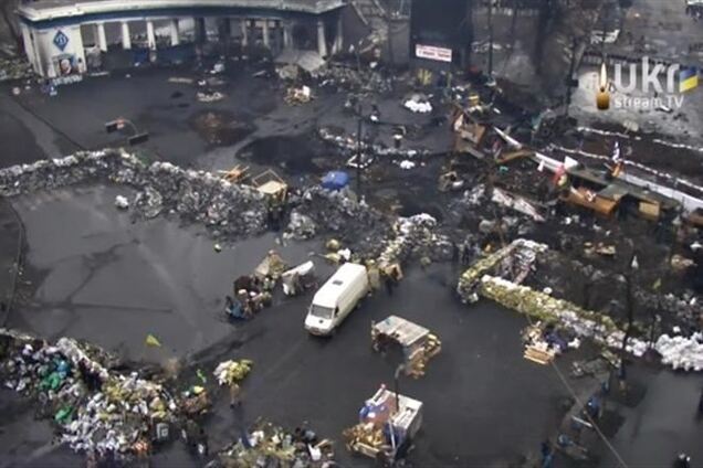 Баррикады на Грушевского взяты под усиленную охрану