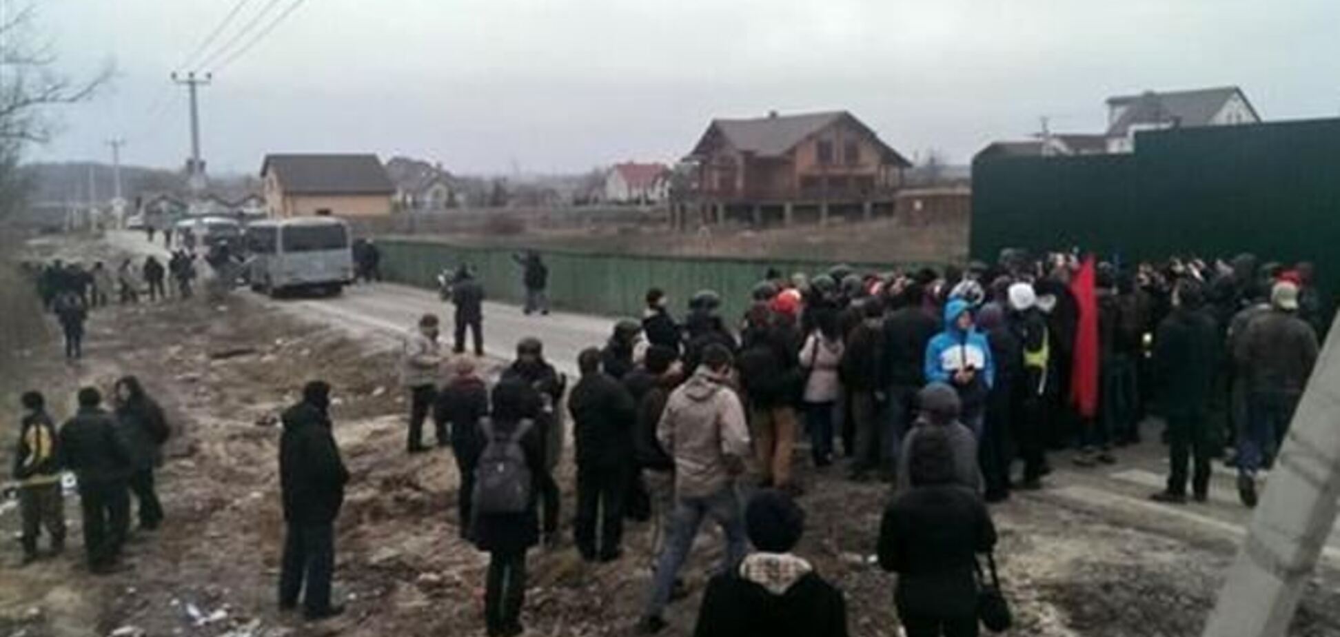 Яценюк и Тягнибок уехали с Автомайданом к Пшонке