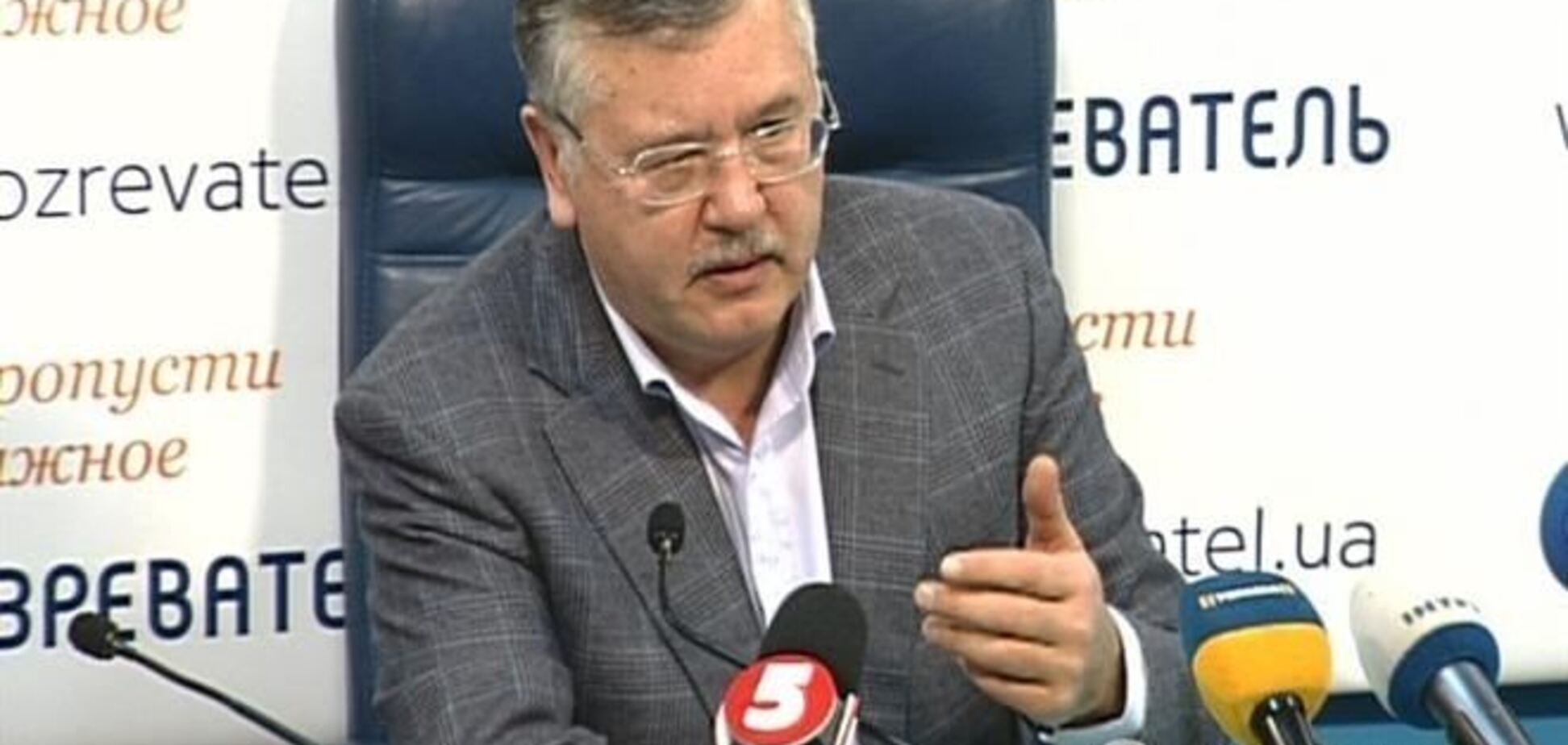 Гриценко призвал пикетировать посольства стран Евросоюза