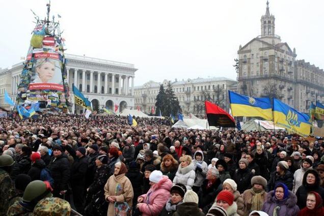 В Праге поддержали украинский Майдан шествием