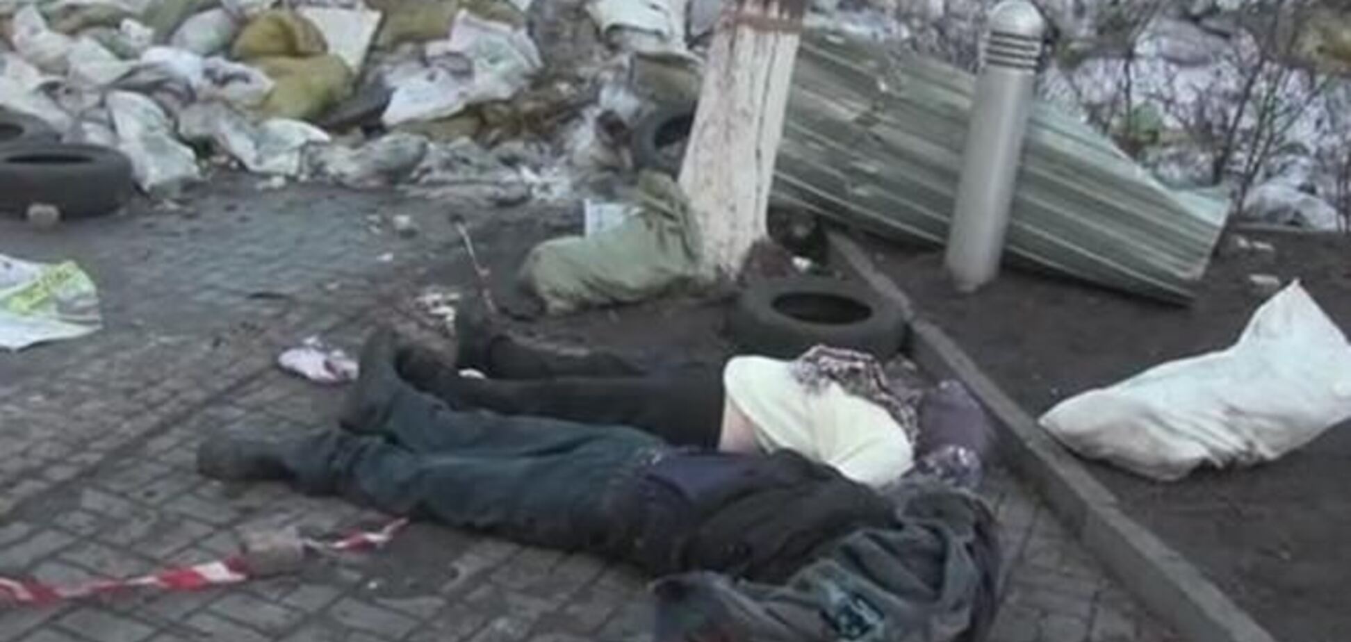 Появилось видеодоказательство первой смерти женщины во время противостояний в Киеве