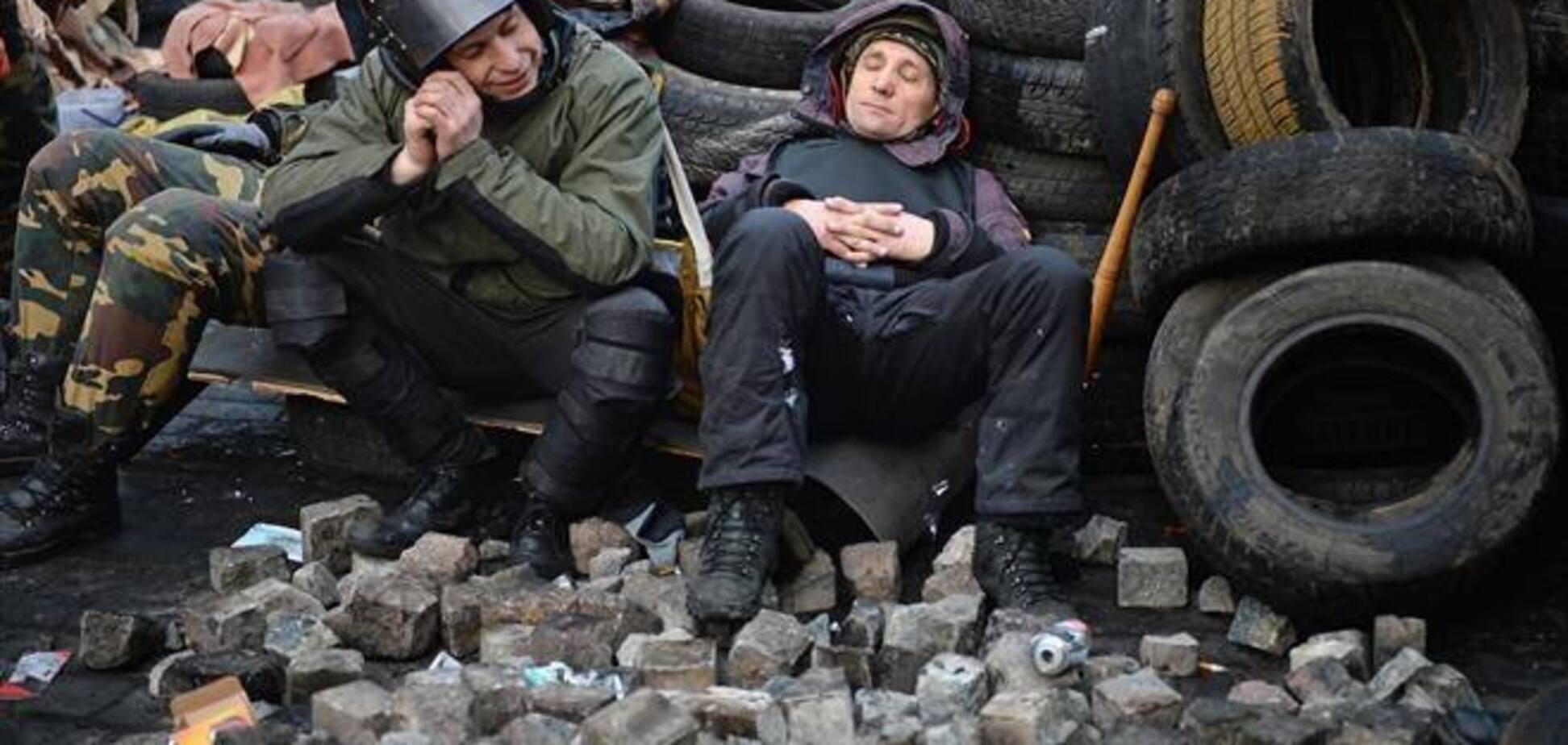 Майдан отдыхает после длительных противостояний