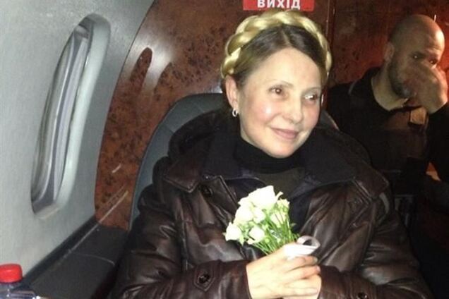 Появились первые фото Тимошенко на свободе