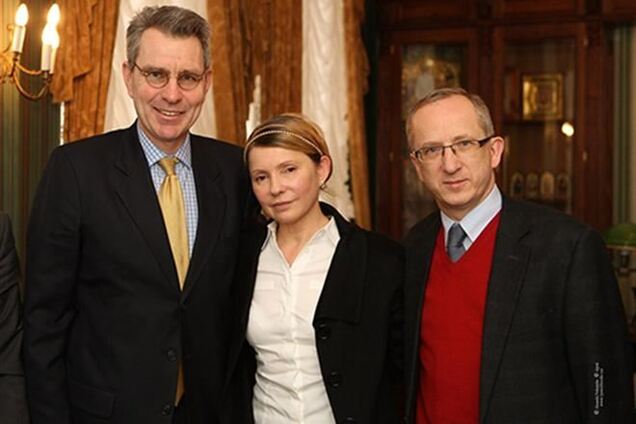 Тимошенко встретилась с послом США и главой представительства ЕС в Украине