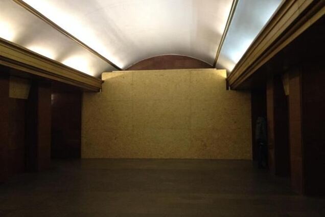 В киевском метро исчез бюст Ленина