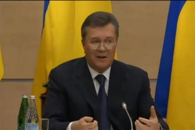 Янукович: Россия должна прекратить 'хаос и террор' в Украине