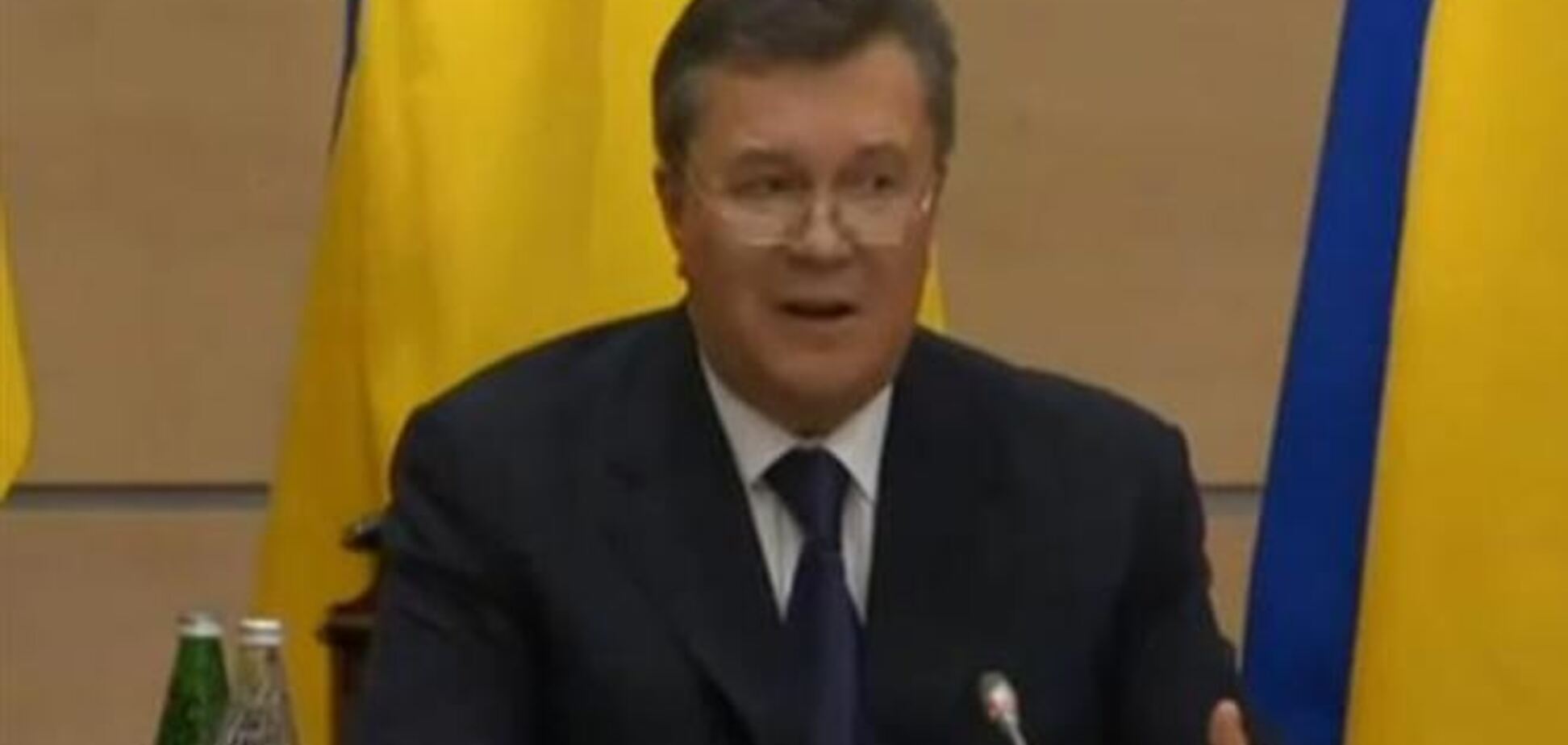Янукович: Росія повинна припинити 'хаос і терор' в Україні