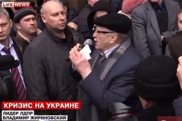 Жириновский в Крыму: никаких украинцев здесь не было!