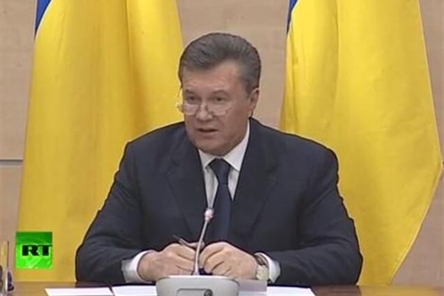 Янукович удивлен, что Путин до сих пор не высказался о событиях в Украине