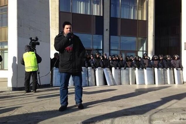 Свободовцы на Троещине в Киеве требуют создания Народной рады