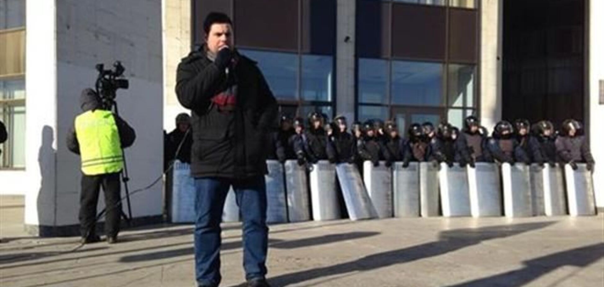 Свободовцы на Троещине в Киеве требуют создания Народной рады