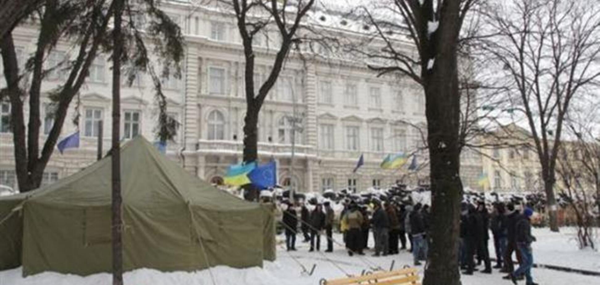 Милиция задержала мужчину, который руководил молодчиками под Львовской ОГА