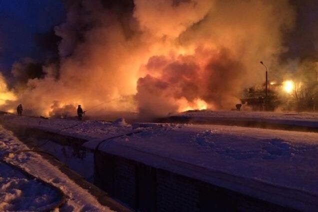 Пожар на месте схода вагонов в Кирове локализован