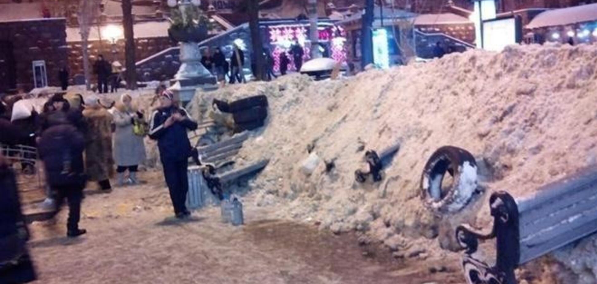 Баррикады на Евромайдане не растают до мая - Кубив