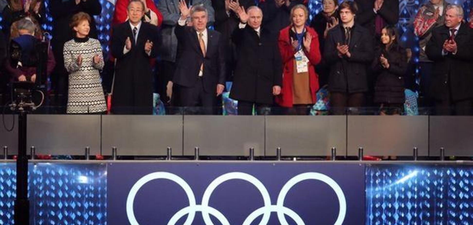 Во время трансляции открытия Олимпиады в Сочи не показали Януковича