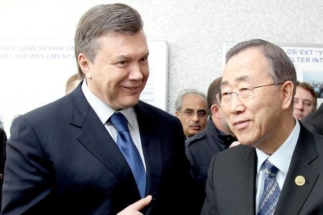 Янукович пообіцяв генсеку ООН не допустити ескалації конфлікту в Україні