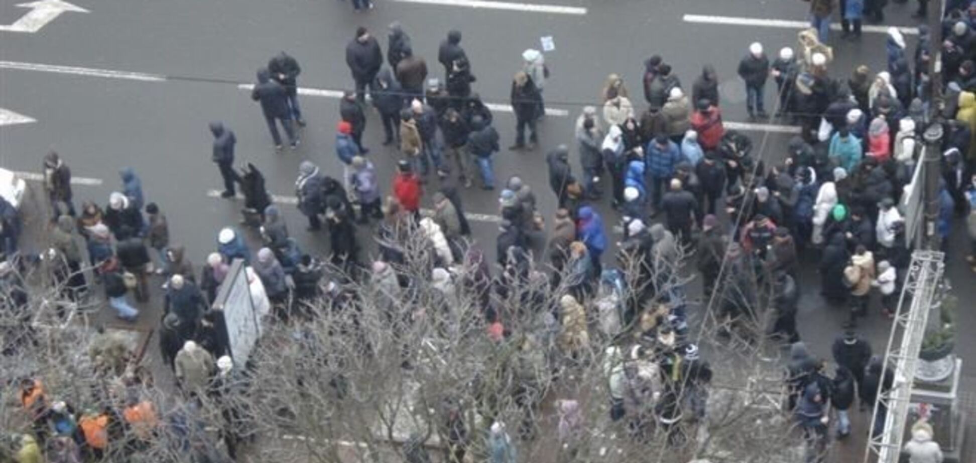 Инициаторы демонтажа баррикад Майдана ушли
