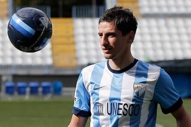 Украинец Яковенко в первом же матче за 'Малагу' отметился голом